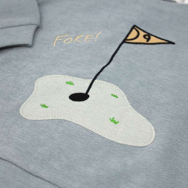 Golf FORE! Terry Appl Terry Brooklyn Boxy, Mist - Sweatshirts - 3
