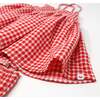 Gingham Party Dress, Red Cherry - Dresses - 3