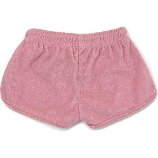 Drawstring Shorter Terry Track Short, Blush - Shorts - 2