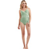 Women's Amelia One-Piece, Fair Green - One Pieces - 1 - thumbnail
