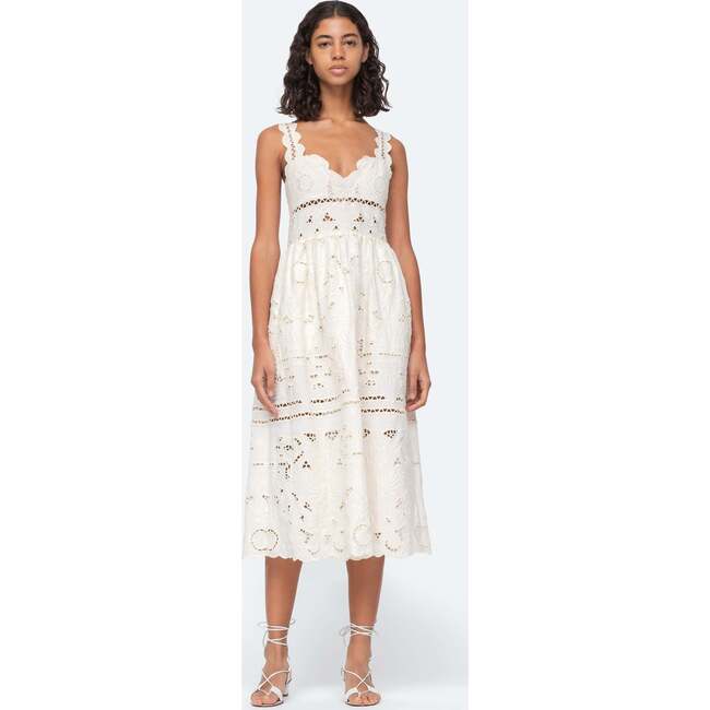 Women's Blaire Dress, White - Dresses - 2