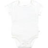 Short Sleeve Bodysuit, White - Bodysuits - 1 - thumbnail