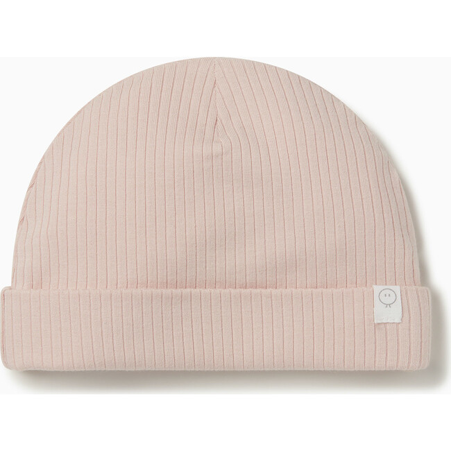 Ribbed Supersoft Roll-Up Hat, Blush