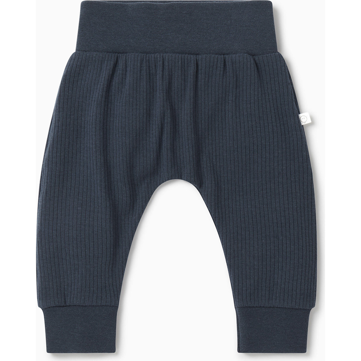 Ribbed Comfy Joggers, Navy - Pants - 1