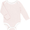 Long Sleeve Bodysuit, Blush Stripe - Onesies - 1 - thumbnail