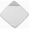 Hooded Towel, White And Grey - Towels - 2