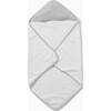 Hooded Towel, White And Grey - Towels - 3