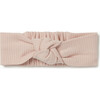 Ribbed Headband With Knot, Blush - Hair Accessories - 1 - thumbnail