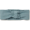 Ribbed Headband With Knot, Sky - Hair Accessories - 1 - thumbnail
