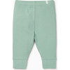 Ribbed Buttoned Neckline Pajamas, Mint - Pajamas - 2