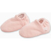 Booties With Elastic Heel, Blush Stripe - Booties - 1 - thumbnail