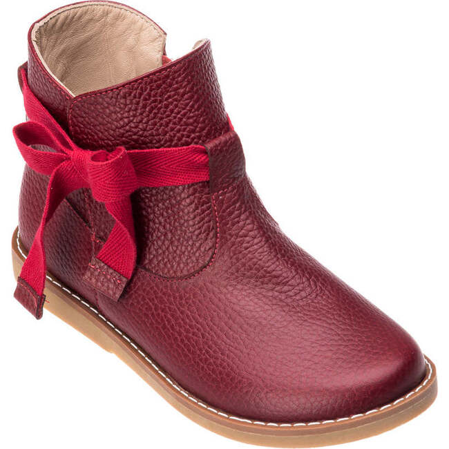 Sunny Bootie with Bow, Red