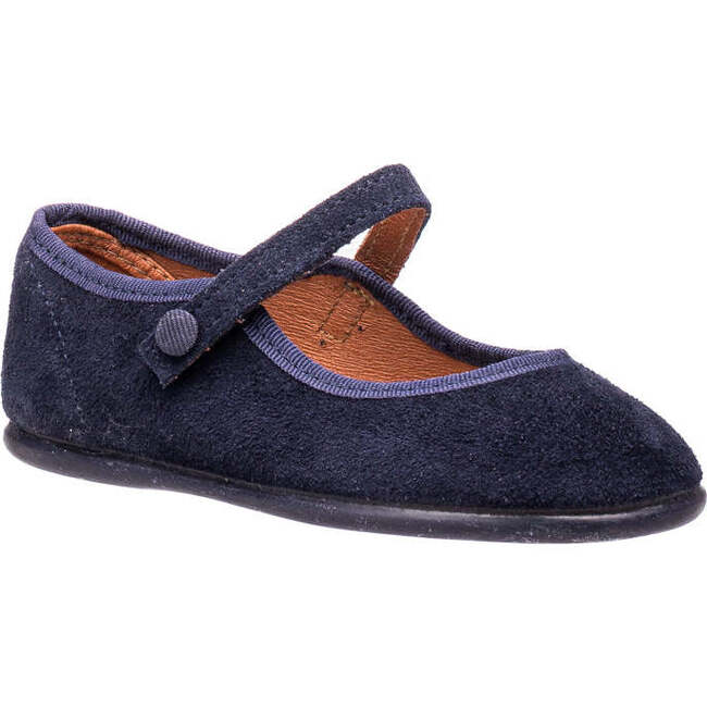 Suede Mary Jane, Blue