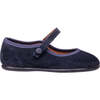 Suede Mary Jane, Blue - Mary Janes - 3