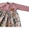 Wild Flower Dusty Pink Knit Dress, Beige Pom pom - Dresses - 3