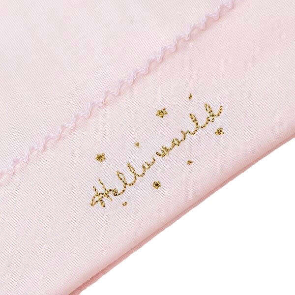 Hello World Pima Cotton Beanie And Socks Set, Pink (Set Of 2) - Mixed Accessories Set - 2