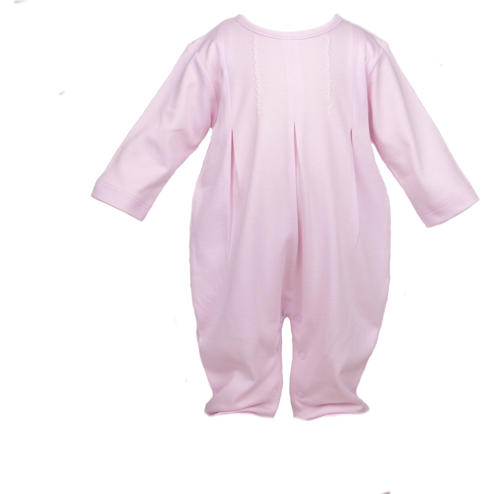 Layette Long One Piece, Pink - Onesies - 1