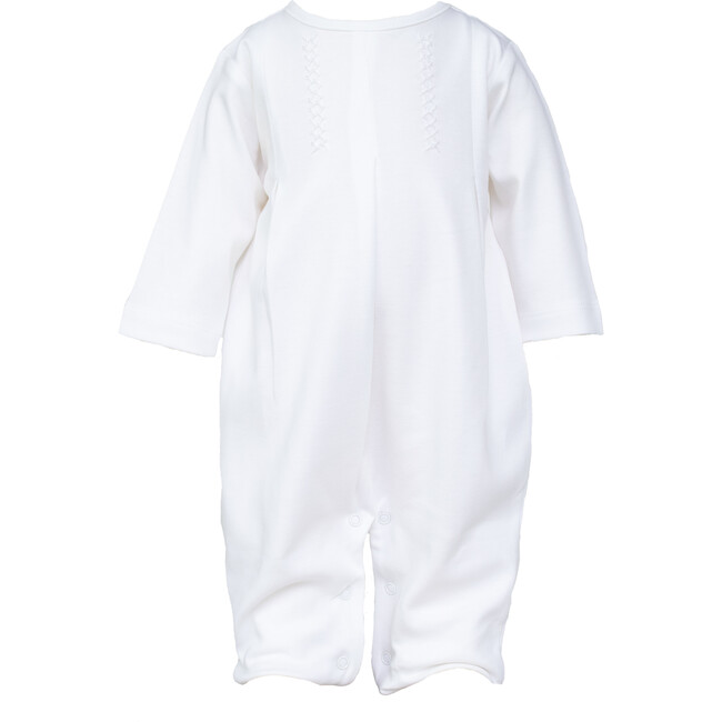 Layette Long One Piece, White