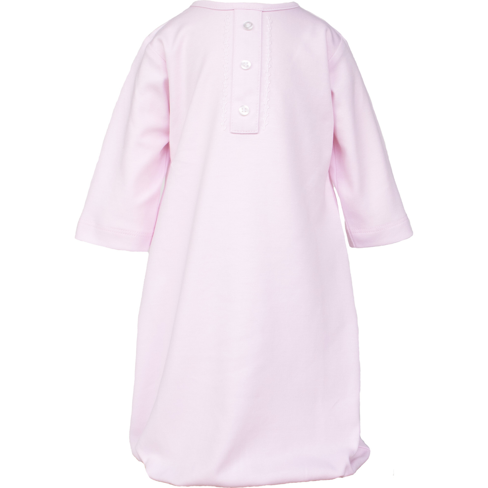 Layette Gown, Pink - Pajamas - 1
