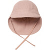 Safari Muslin 2-In-1 Reversible Sun Hat, Rose - Hats - 1 - thumbnail