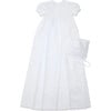 Annalise S/S Christening Gown & Hat Set, White - Ceremonial Dresses - 1 - thumbnail