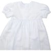 Annalise S/S Christening Gown & Hat Set, White - Ceremonial Dresses - 2