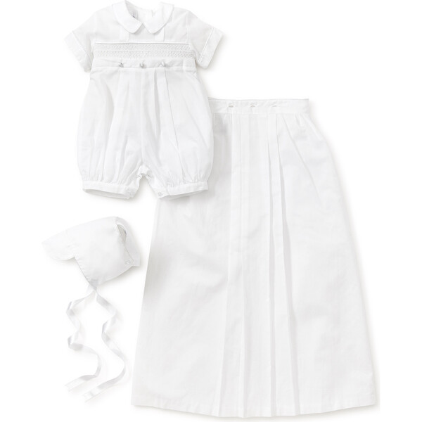 Kissy Kissy - Baby Girls Pima Cotton White Day Gown | Childrensalon Outlet