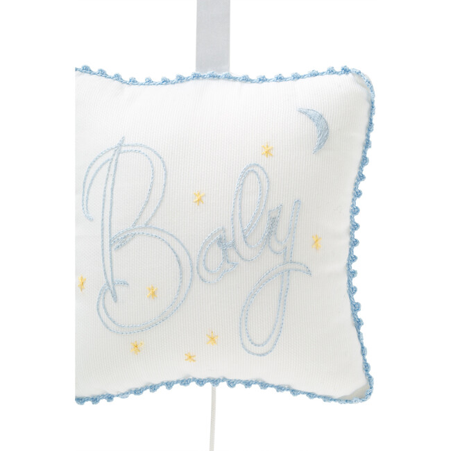 Boys Christening Musical Pillow, Blue - Musical - 2