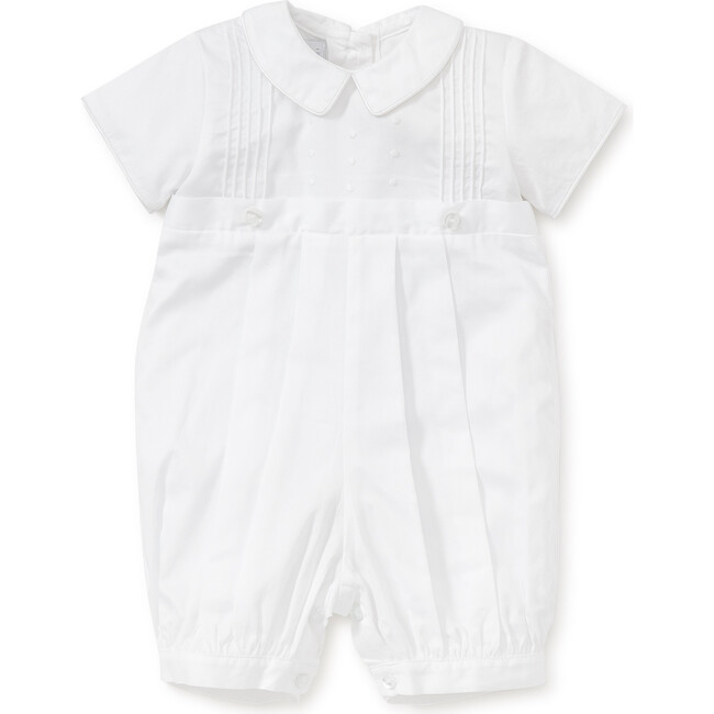 Graham S/S Christening Convertible Gown & Hat Set, White - Rompers - 3