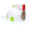 Jr. Fire Chief Helmet with Light & Sound, White - Costume Accessories - 1 - thumbnail