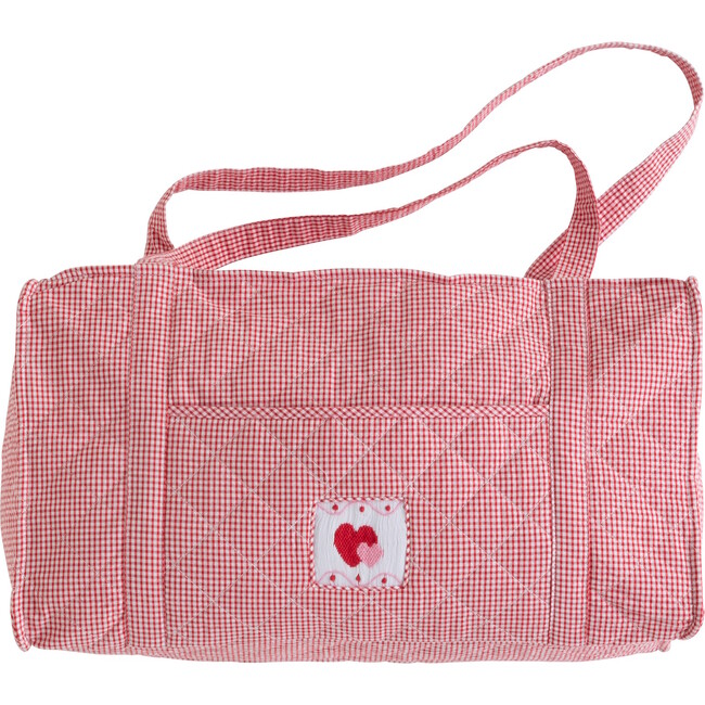 Quilted Luggage Duffle, Hearts