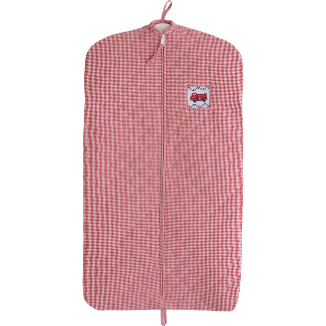 Quilted Luggage Garment Bag, Fire Truck