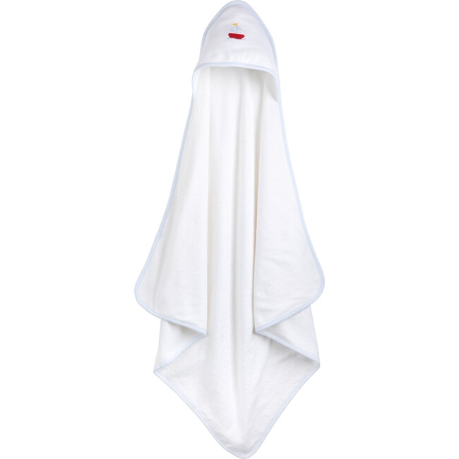 Hooded Towel, Sailboat