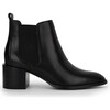 Women's Melissa Leather Boots, Black - Boots - 1 - thumbnail