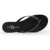 Women's Rivington Round Toe Flip Flop, Black - Slippers - 3