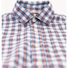 Tim Pocket Woven Check Long Sleeve Shirt, Red - Shirts - 2