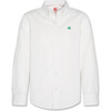 Axel Classic Oxford AO76 Embroidered Plain Shirt, White - Shirts - 1 - thumbnail