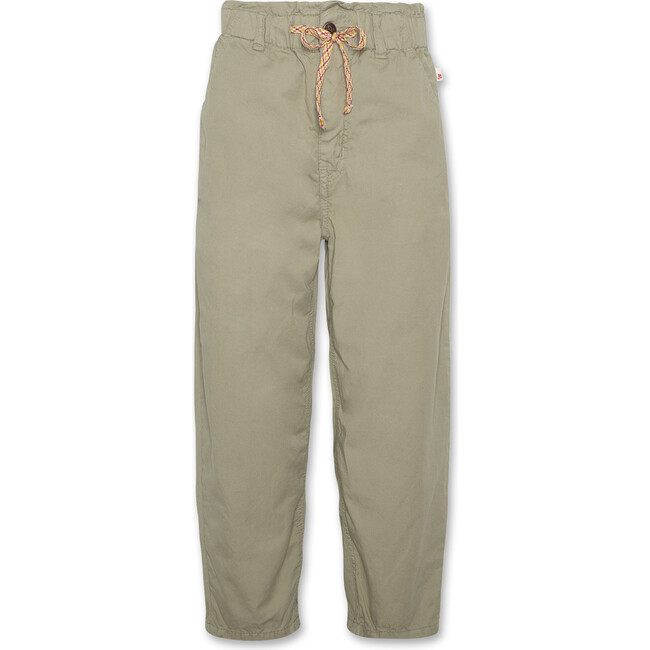 Alba High Rise Baloon Fit Ankle Pants, Light Olive