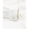 Axel Classic Oxford AO76 Embroidered Plain Shirt, White - Shirts - 3