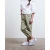 Alba High Rise Baloon Fit Ankle Pants, Light Olive - Pants - 6