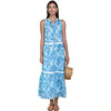 Ro Long Dress, Flourish Dusk - Dresses - 1 - thumbnail