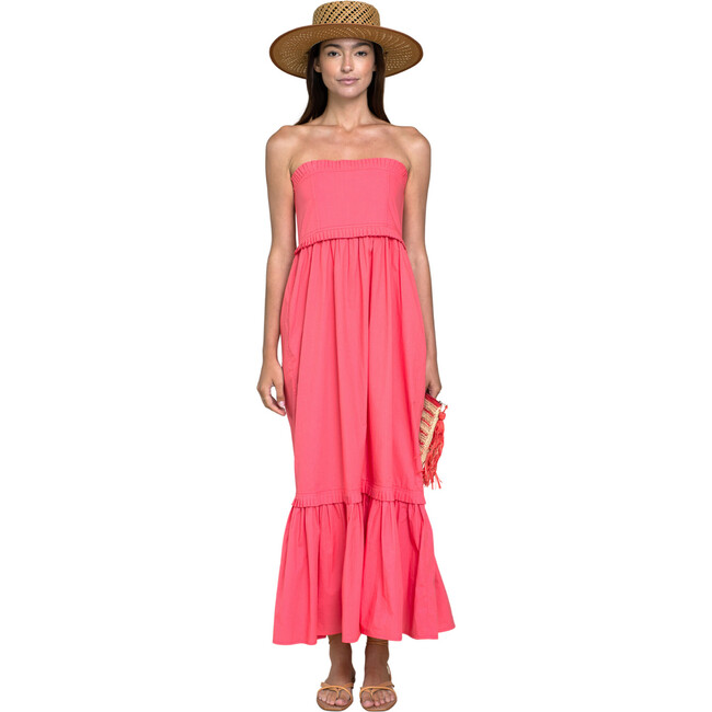 Jane Dress, Coral - Dresses - 1