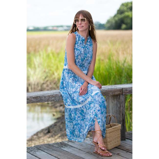 Ro Long Dress, Flourish Dusk - Dresses - 2