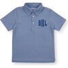 Will Performance Polo Shirt, Blue Stripes - Polo Shirts - 4