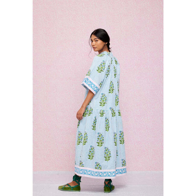 Yuva Dress, Cornflower Blue - Dresses - 3