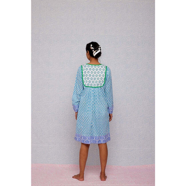 Jaipur Dress, Cornflower Blue - Dresses - 6
