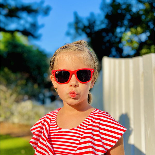 WeeFarers Baby Sunglasses - UV400 Protection For Infants & Toddlers 0-3 Years (Black) - View #7