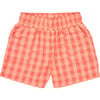 Marco Elastic Waist Plaid Seersucker Shorts, Frances - Shorts - 1 - thumbnail