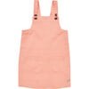 Sarasota 2-Pocket Pinafore Dress, Salmon - Dresses - 1 - thumbnail