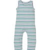 Everglades Round Neck Sleeveless Long Striped Romper, Levi - Rompers - 1 - thumbnail